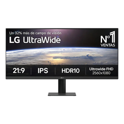 Monitor Ultra Wide 29 Pulgadas LG Pantalla Uwfhd, Panel Ips, Resolución 2560px X 1080px, Ángulo De Visión 178º, Movimiento Nítido Con 1ms Mbr | Meses sin interés