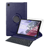 Capa Giratoria P/ Tablet Galaxy Taba7 Lite +pelicula+teclado