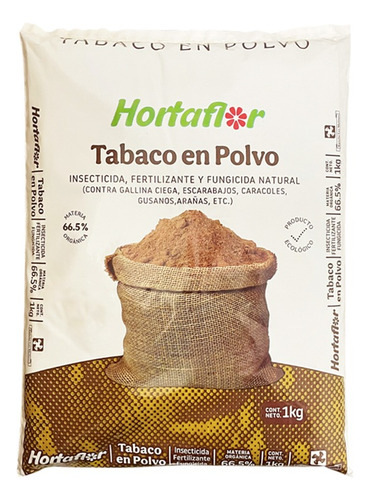 Tabaco En Polvo Para Jardín - 1 Kg. - Hortaflor