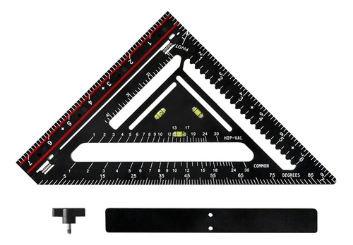 Regla Triangular Para Carpintería, Regla De Marcado, Multifu