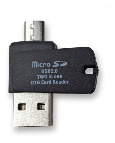 Lector Usb 2.0 Micro Sd M2 Otg Micro Usb V8 Cable Supli Led