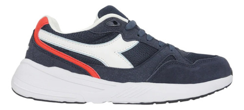 Zapatilla Urbana Diadora Modelo Treno Azul Blanco Importada