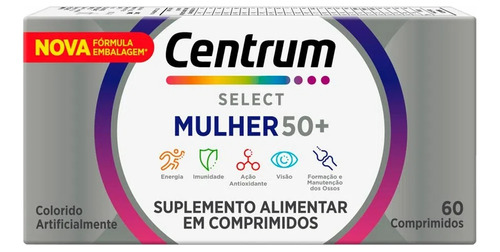 Multivitaminico Centrum Select Mulher 50 +  60 Comprimidos