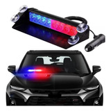 Giroflex Led Strobo Parabrisa Azul Vermelho Viatura Policia 