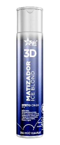 Matizador 3d Ice Blond - Efeito Cinza 300ml L