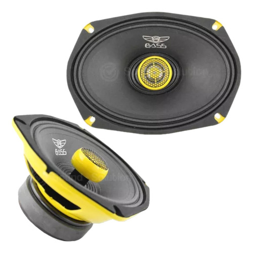 Par Medio Rango Coaxial 6x9'' Db Bass Macan69 220w Max!