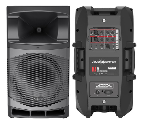 Bocina Bluetooth Ma12 1600 W Audiocenter Amplificada