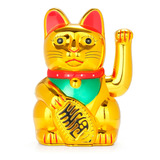 Gato Maneki Neko Buena Suerte Fortuna Dinero Japones Kawaii