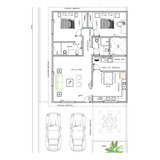 Projetos Prontos  Casa Moderna, Térrea - Modelo 190d