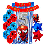 Combo Kit Deco Fiesta Globos Hombre Araña 7