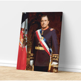 Cuadro Canvas 50x40 Cm - Libertador Augusto Pinochet Ugarte