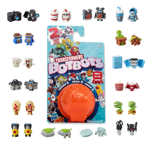 Boneco De Coleção Figuras Transformers Botbots Sortido