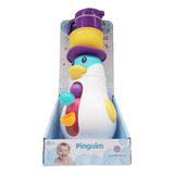Brinquedo Para Banho Pinguim Cascata Divertido