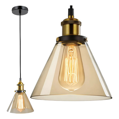Luminária Pendente De Chapéu Para Teto Industrial | Frete grátis