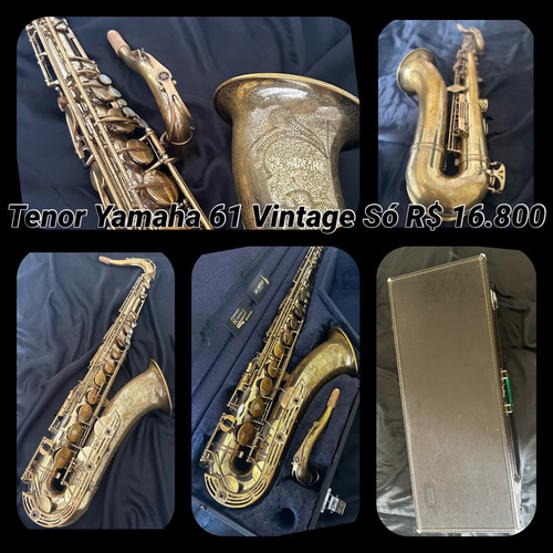 Sax Tenor Yamaha 61 Vintage Década 70 - Revisado