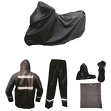 Combo Impermeable Moto 4 Piezas + Pijama Moto Enduro Sdc