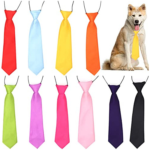 Corbatas Perros Grandes, 10 Corbatas Cuello De Perros G...