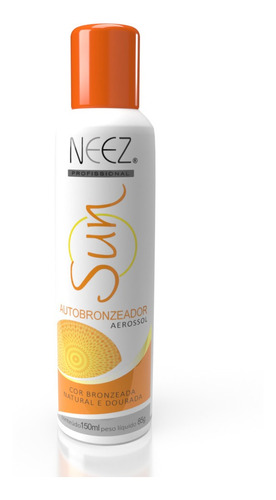 Spray Sun Bronzeamento Artificial Profissional Neez 150ml