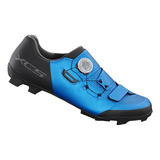 Zapatillas Shimano Xc502 T45 Azul Suela Ultread Boa® L6 Mtb