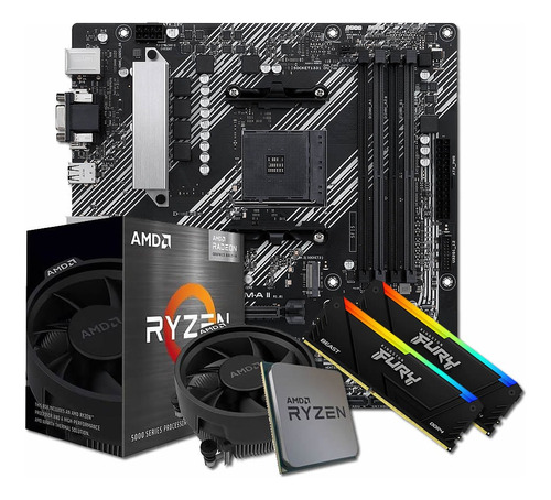 Kit Upgrade Ryzen5 5600g, Asus A520m-a Ii, 16gb Ddr4 3200mhz