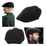 Gorro Boina Negra Plano Tradicional