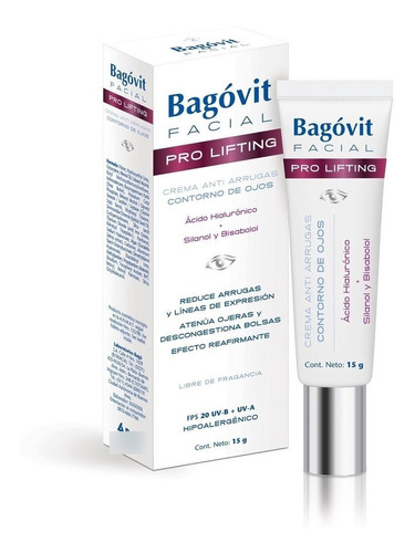 Bagóvit Facial Pro Lifting Crema Contorno Ojos 15gr