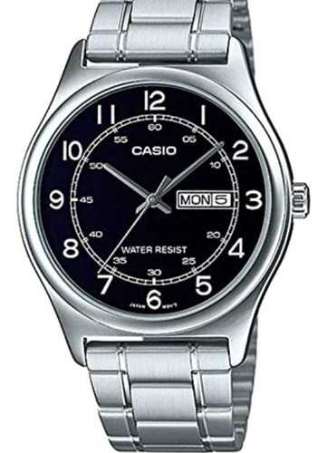 Reloj Casio Mtp-v006d Hombre Acero Doble Calendario 