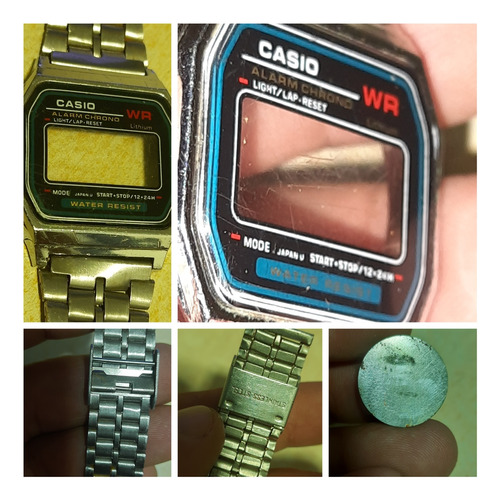 Relógio Casio A159w, Não Funciona!!ler A Descrição!!!!!!!!!