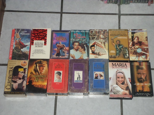 Coleccion De 14 Peliculas Biblicas-ben Hur,,etc - Vhs 