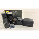 Nikon D7100 Dslr Cor Preto + Objetiva Nikkor 50mm 1.8d