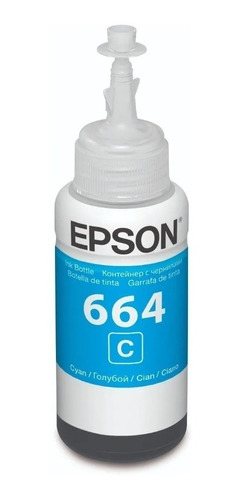 Tintas Epson T664 Cyan L210 L355 L365 L380 L395 664 Original