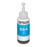 Tintas Epson T664 Cyan L210 L355 L365 L380 L395 664 Original