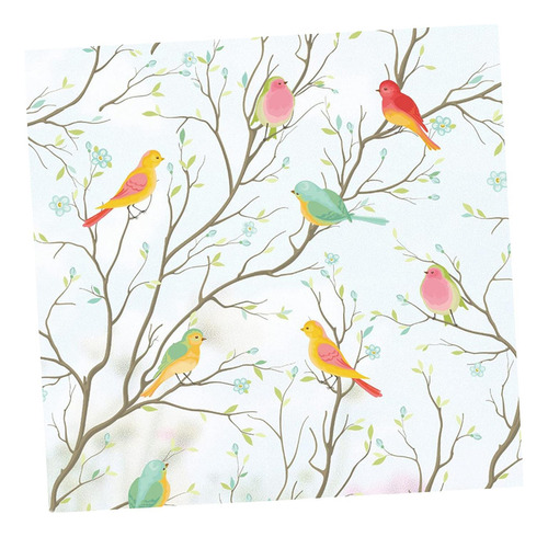 Bird Window Film Static Cling Window Cling Blanco 40cmx100cm