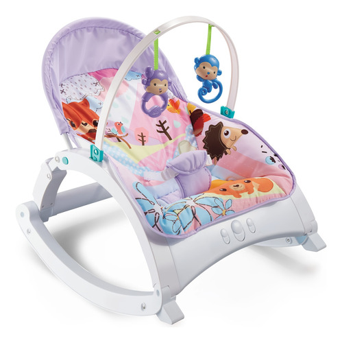 Bouncer Silla Mecedora Para Bebé Aeiou Hb0146 Musical 2 En 1