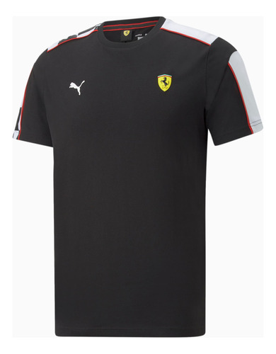 Camisa Puma Ferrari Race Mt7 Tee Hombre-negro