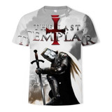 Patrón De Guerra 3d Impresión Camiseta Templario Ropa
