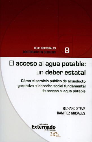 Libro Acceso Al Agua Potable Un Deber Estatal