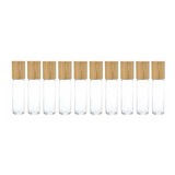 Contenedor Rellenable - 10 Pack 10ml-0.33 Oz Bamboo Roll On 