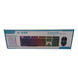 Combo Teclado Retroiluminado Mouse Gamer Con Luces 7170