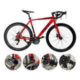 Bicicleta Speed Aro 700 Tyt Road 2023 Shimano 21v - Vermelho