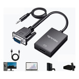 Cable Convertidor Adaptadores Vga A Hdmi Full Hd 1080p