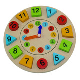 Reloj Con Bloques De Construcción De Juguetes Para Niños