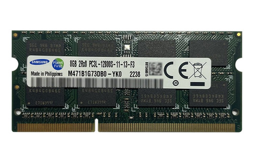 Memoria Ram Samsung Ddr3 8 Gb 1.35v 1600mhz Notebook