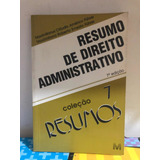 Livro Coleção Resumos 7 - Resumo De Direito Administrativo