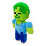 Peluche Zombie Steve Minecraft Excelente Calidad De Bordado