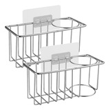 Soporte De Esponja De Acero Inoxidable Para Secar Ropa, 2 Un