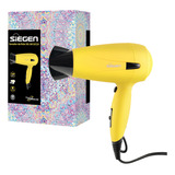 Secador De Pelo Siegen Sg-3012c33 Plegable Color Amarillo