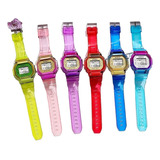 10 Pzas Reloj Led Inteligente Mujer Hombre Infantil Vistoso