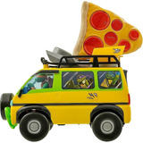 Camioneta Lanzador  Pizza Control  Tortugas Ninja Mutantes Color Amarillo