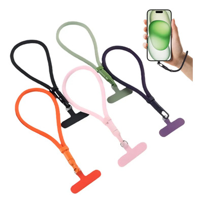 5pz Colgantes Y Correas Celular Cuerpo Moda Muñeca Ajustable